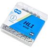 KMC unisex da HL1 largo di catena, argento, 100 link-1/5,1 cmX1/20,3 cm