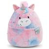 NICI peluche Unicorno Chill 30cm colorato - Simpatico peluchetto con imbottitura morbida per giochi e coccole, Doudou, perfetto come idea regalo per bambini e adulti - 61403