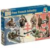 Italeri It6189 Fanteria Francese Soldatini Wwii, Scala 1/72, 49 Pz