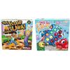 GOLIATH Set di 2 giochi: IL PAVIMENTO È LAVA + ANDIAMO A PESCARE - Giochi da tavolo, d'azione, di abilità e di velocità per bambini - Nuovo set di giochi - Gioca con la famiglia o gli amici - 2+ giocatori - 5