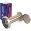 APECS, spioncino con protezione dalla vista per porta, foro 50-90mm - Ø16mm, copertura spioncino in colore nichel, modello 6016/50-90-NIS