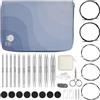 KnitPro Set ferri intercambiabili Nova - Coppia ferri circolari 11 x 13 cm con accessori Nova Regal Set per principianti, professionisti e set regalo