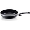 Fissler Ceratal Classic Orbit Black Padella in alluminio, con rivestimento in ceramica, diametro da 28 cm, antiaderente, per piani cottura a induzione