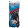 Prym Rundstricknadeln MS 100 cm 5,00 mm silberfarbig Ferri da Maglia circolari, Ottone, Argento, 5,0 mm
