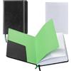 WINTEX Notebook A5 Squared Paper - 80 Page Grid Notebook with Graph Paper Pages 100gsm - Hardcover Bullet Journal with Faux Leather Cover, Elastic Closure, Storage Pockets