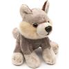 Uni-Toys - Wolf Plushie - 15 cm (lunghezza) - lupo di peluche - peluche