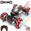 Fosgoit Macchina Telecomandata per Bambini, Macchine Telecomandate 4WD 2.4 GHz Auto Telecomandata con Mano e Luce e Spray, Regalo Giochi Giocattolo per Bambine Bambino 6 7 8 9 10 11 12 Anni Maschio