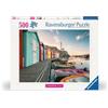 Ravensburger - Puzzle 500 Pezzi Case Galleggianti Svezia | Puzzle Per Adulti 500 Pezzi | Puzzle Adulti Per Bambini Dai 14 Anni In Su | Regalo Compleanno Per Bambini Dai 14 Anni In Su | Misure 49x36cm