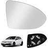 LURICO Specchio di ricambio per Golf 7 MK7/7.5/GTI/R-line, lato destro passeggero riscaldabile, lente di retromarcia, specchietto con piastra di supporto, vetro specchio per Golf Sportsvan 2016-2018