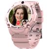 PTHTECHUS 4G Smartwatch Phone per Bambini, video chiamata Orologio WIFI+Bluetooth+GPS Anti-perso Impermeabile IP67, Sveglia SOS MP3 per il Gioco di Orologio per bambini 7-15 anni, Rosa