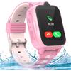 AstraMinds Smartwatch Bambini 4G GPS - Impermeabile, Orologio Telefono Ragazzi per Chiamata con Videochiamate, SOS, Contapassi, Giochi, Allarme, Orologio Bambino per Ragazze e Ragazzi 3 ai 12 Anni, Rosa