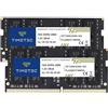 Timetec 32GB KIT (2x16GB) DDR4 2666MHz (DDR4-2666) PC4-21300 (PC4-2666V) Non-ECC Unbuffered 1.2V CL19 2Rx8 Dual Rank 260 Pin SODIMM Laptop Notebook PC Computer Memoria RAM Modulo Upgrade