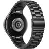 SUNDAREE One Click Cinturino Compatibile con Samsung Galaxy Watch 7/6 Classic 47MM/5 Pro/FE,No Gap Uomo Metallo Acciaio Orologio Cinturini Band per Watch 7/6/5/4 44MM 40MM 43MM 45MM 46MM 42MM LTE,Nero