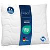 LILENO HOME Cuscino 80 x 80 cm - Perfetto per Piumone 135 x 200 cm - Resistente Fino a 95 °C Con Attrezzature Antibatteriche - Anallergico