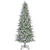 Magie di Natale Albero di natale Killington innevato in PE Effetto Real Touch + Flock h 180 cm