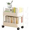 Dubbulon Carrello Portaoggetti A 2 Ripiani - Scaffale Portaoggetti | Carrello Da Cucina, Carrello Portaoggetti Carrello Cucina Salvaspazio Con Ruote | Carrello Multiuso Per Cucina, Ufficio, Spazio Piccolo