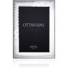 Ottaviani Portafoto fascia stretta della Collezione Scacchi in Miro Silver cm 9x13
