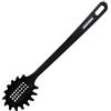 Fackelmann Fenix - Cucchiaio per spaghetti, materiale RPET riciclato al 100%, in plastica riciclabile, con elevata resistenza al calore fino a 230 °C, ad alta durata, antigraffio, colore nero, 30 cm,