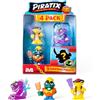 PIRATIX ADVENTURE WORLD Shark Treasure Series Confezione da 4, Contiene 4 Piratix, 1 'Cristallo' e 1 Sorpresa, 4 Accessori 'Cristal', Confezione da 6