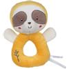 GIPSY TOYS - PELUCHE - HOCHET PIREX - GAMMA BAMBOO - 14 CM S/CARTA - GIALLO E MARRONE - 1° Epoca