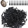 POPAPIE 200 Pezzi Punte Freccette Plastica Freccette Punta Plastica Freccette Darts Freccette Professionali Punta Plastica per Bersaglio Elettronico Punta di Ricambio Freccette (Nero)