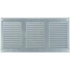 Steinberg14 Griglia di Ventilazione Rettangolare 300x150 mm - Griglie di Aerazione in Metallo Zincato - Serranda di Scarico dell'aria con Zanzariera - Copri Bocchetta Interna a Parete e a Soffitto