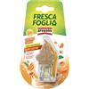 AREXONS 19561 Fresca foglia Boccettino Fragranza Orange Candy 4,5 ml, Profumatore Auto Liquido, Profumatore Ambiente Auto con Tappo in Legno Diffondi Profumo