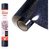 Siser Holographic Navy Blue, 30cm x 0,5mt, Vinile Termotrasferibile Termoadesivo Glitterato per la Personalizzazione dei Tessuti, Abbigliamento e Accessori, Hobby Creativi, Facile da Tagliare