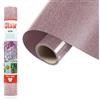Siser® Glitter Rose Gold, 30cm x 0,5mt, Vinile Termotrasferibile Termoadesivo Glitterato per la Personalizzazione dei Tessuti, Abbigliamento e Accessori, Hobby Creativi, Facile da Tagliare