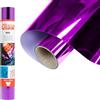 Siser® Metal Purple Viola, 30cm x 0,5mt, Vinile Termotrasferibile Termoadesivo Metallizzato per la Personalizzazione dei Tessuti, Abbigliamento e Accessori, Hobby creativi, Facile da Tagliare
