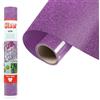 Siser® Glitter Lavander, 30cm x 0,5mt, Vinile Termotrasferibile Termoadesivo Glitterato per la Personalizzazione dei Tessuti, Abbigliamento e Accessori, Hobby Creativi, Facile da Tagliare