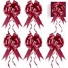 Prmape 30 Fiocchi da Regalo, Colore Rosso Intenso, Fiocco, Regalo di Nozze, Fiocchi per Auto, per Matrimoni, Compleanni, Confezioni Regalo, Sacchetti di Zucchero
