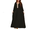 CRITOR Abito Lungo da Donna Elegante in Medio Oriente Abito da Donna Dubai Abaya Jubba Abito Marocchino Arabo Kaftan Thobe