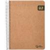 Liderpapel Quadro a spirale A5 copertina cartolina KRAFT controcollata 120 H carta 100% riciclata 80 gr liscio