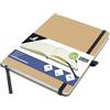 Kangaro Quaderno A5 Kraft a righe HC 96 fogli 80 g