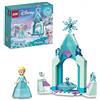 LEGO Disney Il Cortile del Castello di Elsa, Giocattolo da Costruire con Mini bambolina della Principessa Frozen 2 e Snowgie, Giochi per Bambine e Bambini da 5 Anni, Collezione Abito Diamante 43199