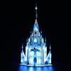 GEAMENT Set di Luci LED Compatibile Con LEGO Il palazzo di ghiaccio (The Ice Castle) - Kit Di Illuminazione per Disney 43197 (Modello di mattoncini non incluso)