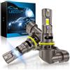 Sycreek Lampadina 9005 HB3 Led Migliorato Faro Per,18 Pezzi LED,120W 32000LM 600% Super Bright 6000K Bianco,9-24V