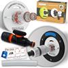 MaJoCompTec® WATERTWIN - Tappo per serbatoio dell'acqua con attacco per acqua | Adattatore di riempimento per bocchettone dell'acqua | Accessori per camper roulotte (versione PRO con filtro + valvola