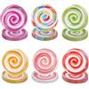 PEUTIER 60 Pezzi Piatti di Carta a Tema Caramelle, 17,8cm Colorati Piatto da Dessert a Forma di Lecca-Lecca Dolci Decorazioni Festa Tema Caramelle per Compleanni Bambini Baby Shower Feste Forniture