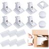 DINSONG 6 armadi di sicurezza per bambini + 2 chiavi magnetiche di sicurezza per bambini, serratura magnetica per armadio, sicurezza invisibile per bambini, senza fori e viti