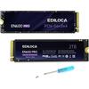Ediloca EN600 PRO SSD 2TB PCle 3.0x4, NVMe M.2 2280, fino a 3500 MB/s, Unità a stato solido interne, cache SLC 3D NAND TLC, adesivo di raffreddamento in grafene, storage per PC, desktop e laptop