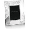 Ottaviani Portafoto della Collezione Rose in Cristallo e foglia argento Tecnologia Silver Foil cm 13x18