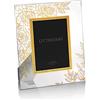 Ottaviani Portafoto della Collezione Rose in Cristallo e foglia oro Tecnologia Gold Foil cm 13x18