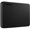 Toshiba HDTB310EK3AA Canvio Basic HDD Esterno, 1 TB, 2.5 , USB 3.0, Nero