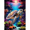 MEIYUDA 5D Diamond Painting Kit Completo Tartaruga Marina, Pittura Diamante per Bambini Diamond Painting, Fai-da-te Diamond Painting DIY Strass Ricamo a Punto Croce Decorazione per Casa 30x40cm
