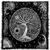 INDIAN CONSIGNERS Albero della vita celeste Tovaglia d'altare Stregoneria Stregoneria Tovaglia Alter Sacra Copritavolo Spirituale Sillabare Strega Diffusione dei Tarocchi 24