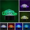 Wolostore Lampada LED Anime Manga My Hero Academia Cambiamento di Colore USB Luce Notturna e Decorazione Aiuto Notte Dormire Regalo