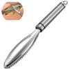 Luvan Scaler Pesce in Acciaio Inox, Pesce Scaler Remover Veloce Rimuovere Pesce Pulizia Peeler Pesce scalers Dente di Sega Pesce disincrostante Strumento per la Cucina, i mercati dei Frutti di Mare