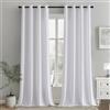 MIULEE Tende per interni Tende Trasparenti per Camera da Letto Finestra Moderne Tenda Salotto Soggiorno 2 Pannelli 140x245cm Bianco